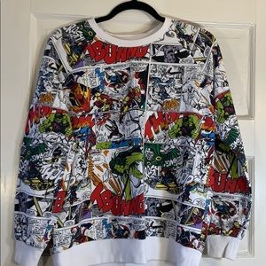 Marvel comics lightweight sweatshirt